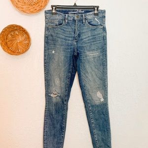 Cropped ankle jeans